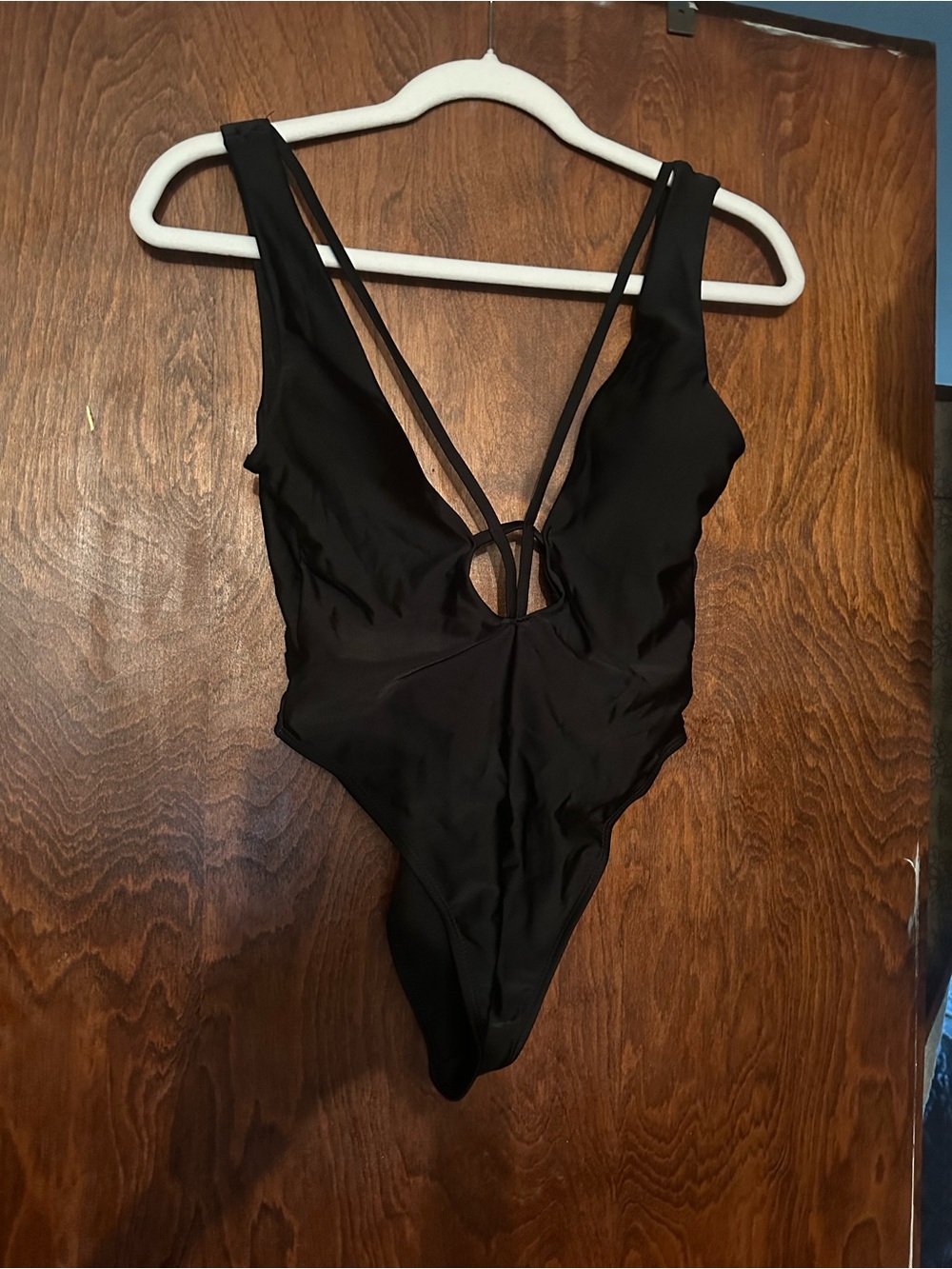 Windsor Black Strappy One-Piece Swimsuit